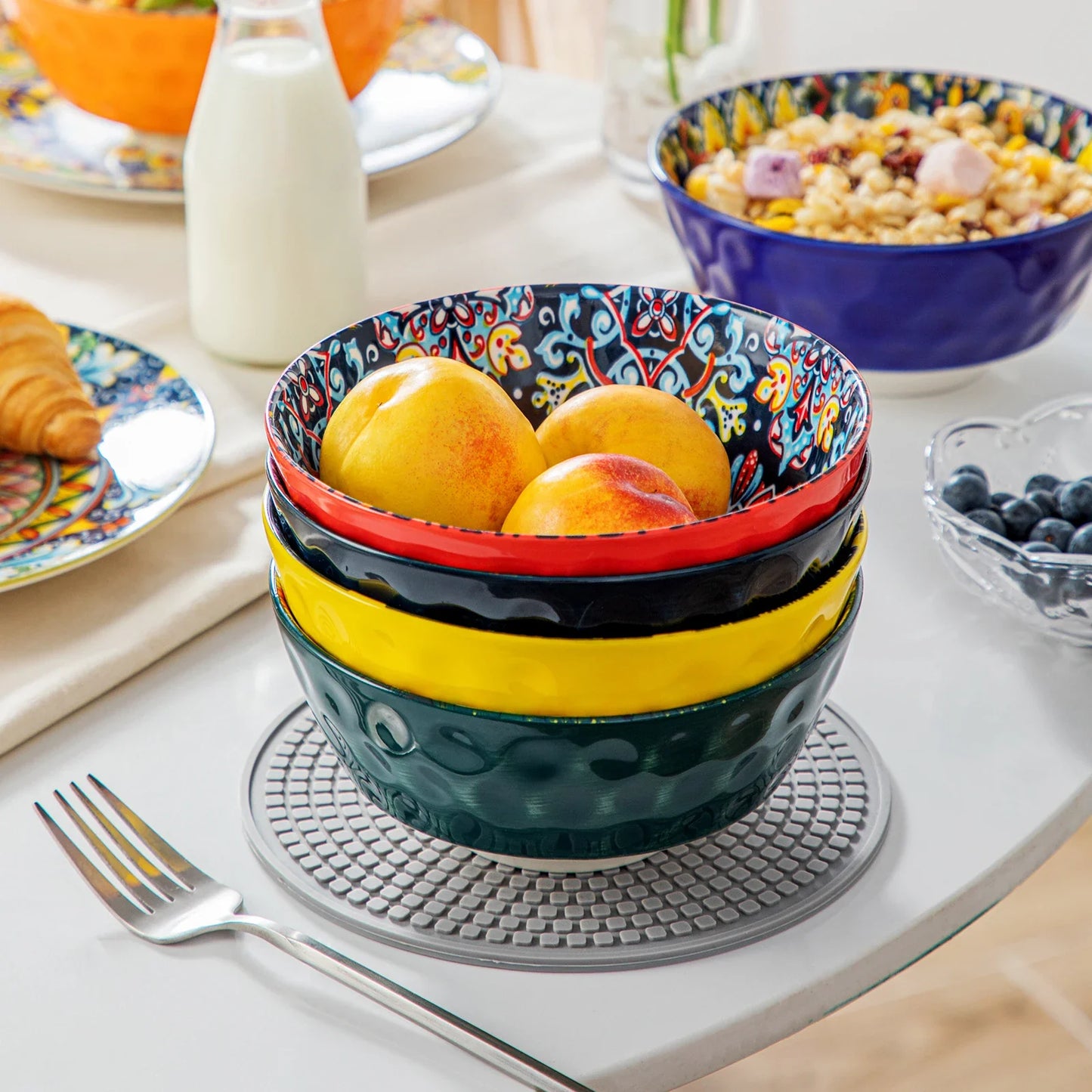 vancasso 12/16/18/24 Piece Ceramic Dinnerware Set For 6
