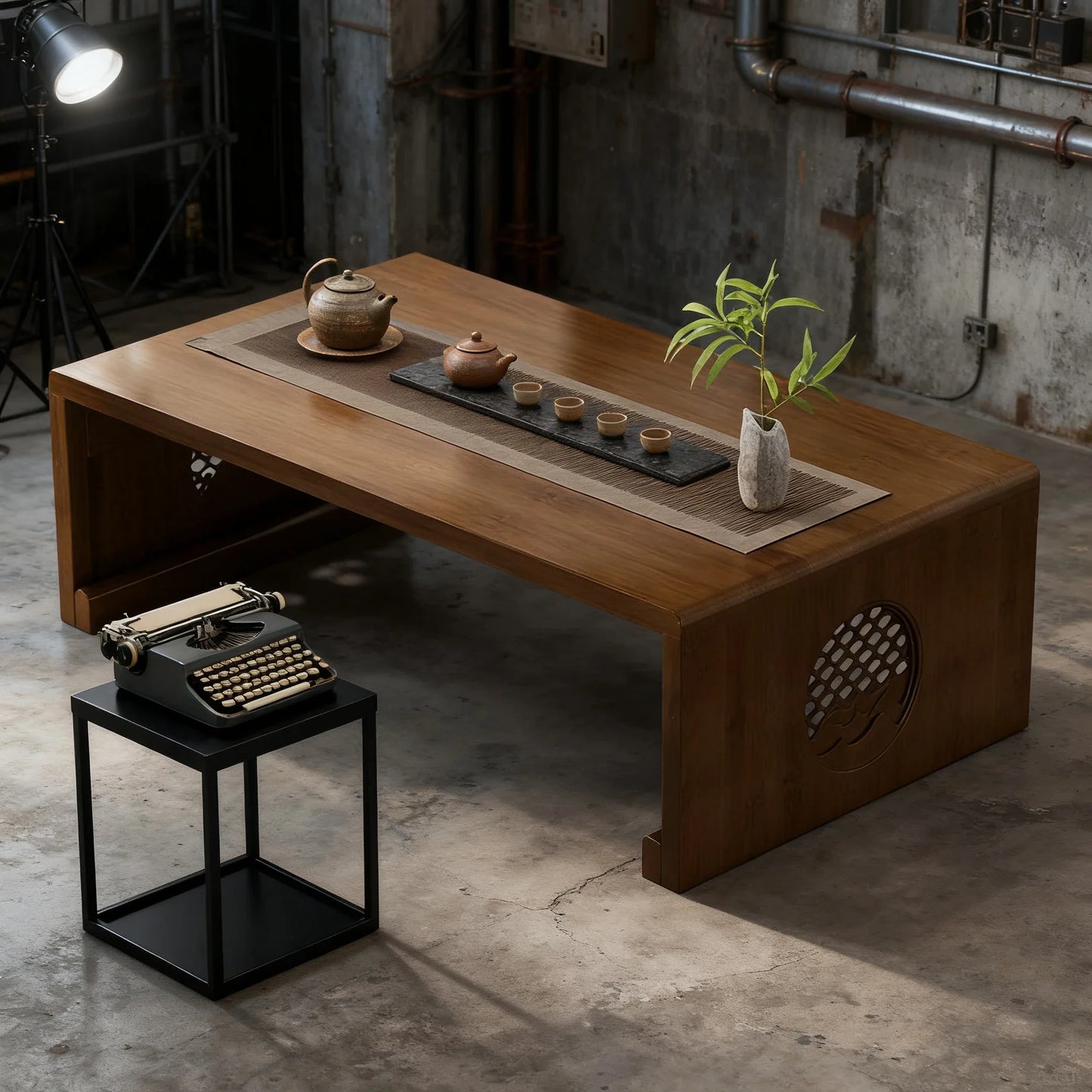 Foldable coffee table, Japanese-style low table