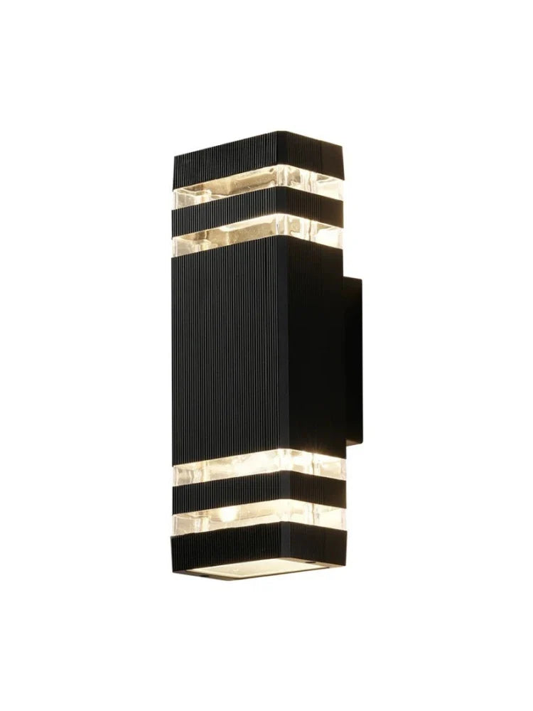 Outdoor wall lights Exterior wall waterproof lUpper and lower double-headed pillars Outdoor light