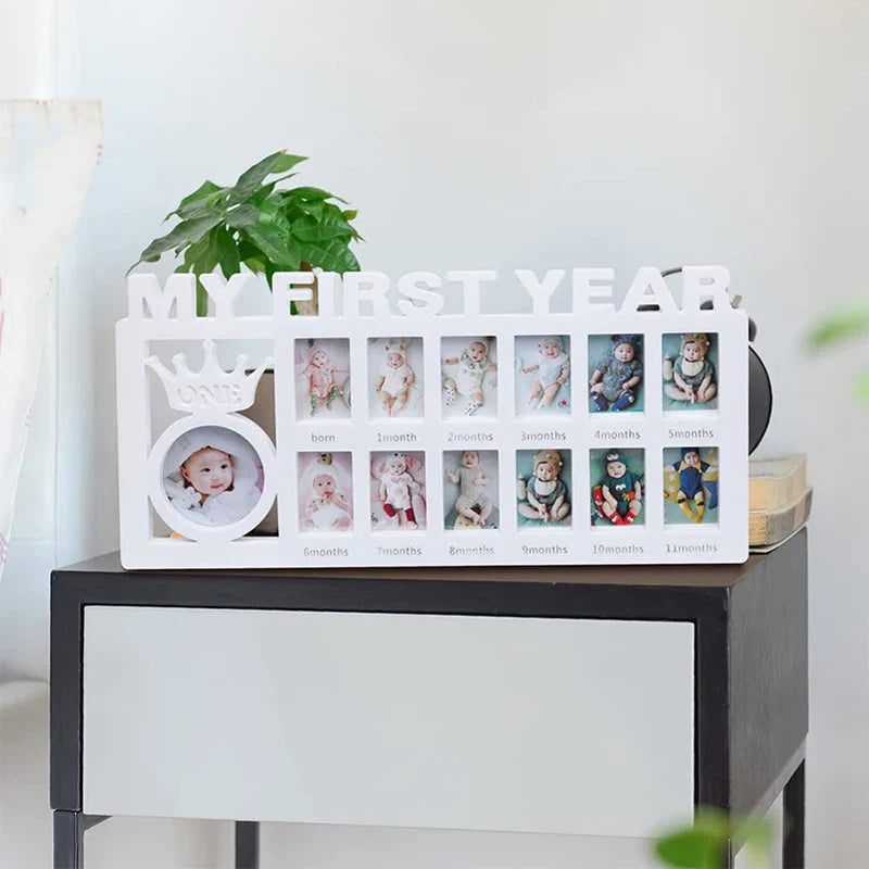 1Pc Infant First Year Picture Frame