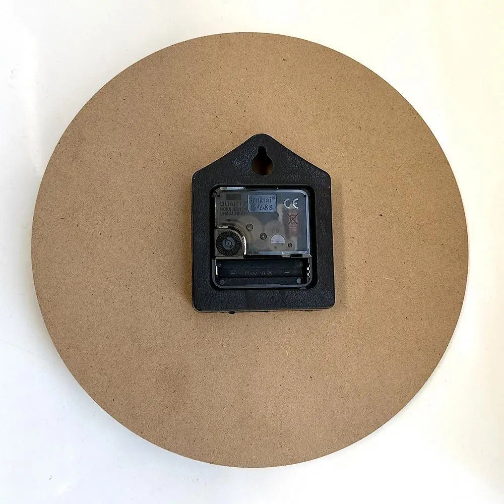 Glowing Cat Silent Wall Clock with Bold Roman Numerals