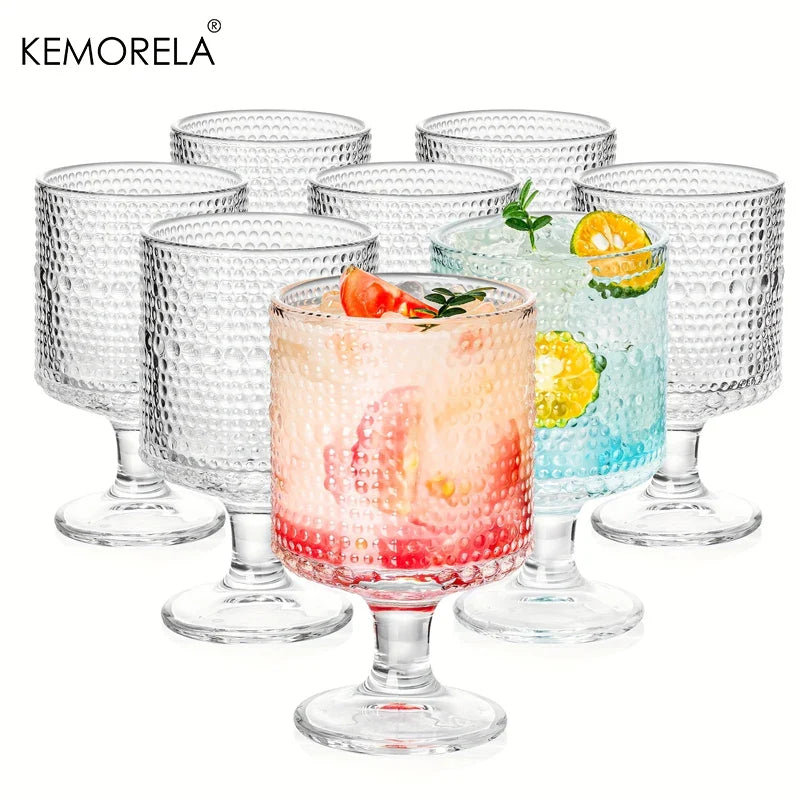 8PCS/Set Vintage Wine Drinking Goblet