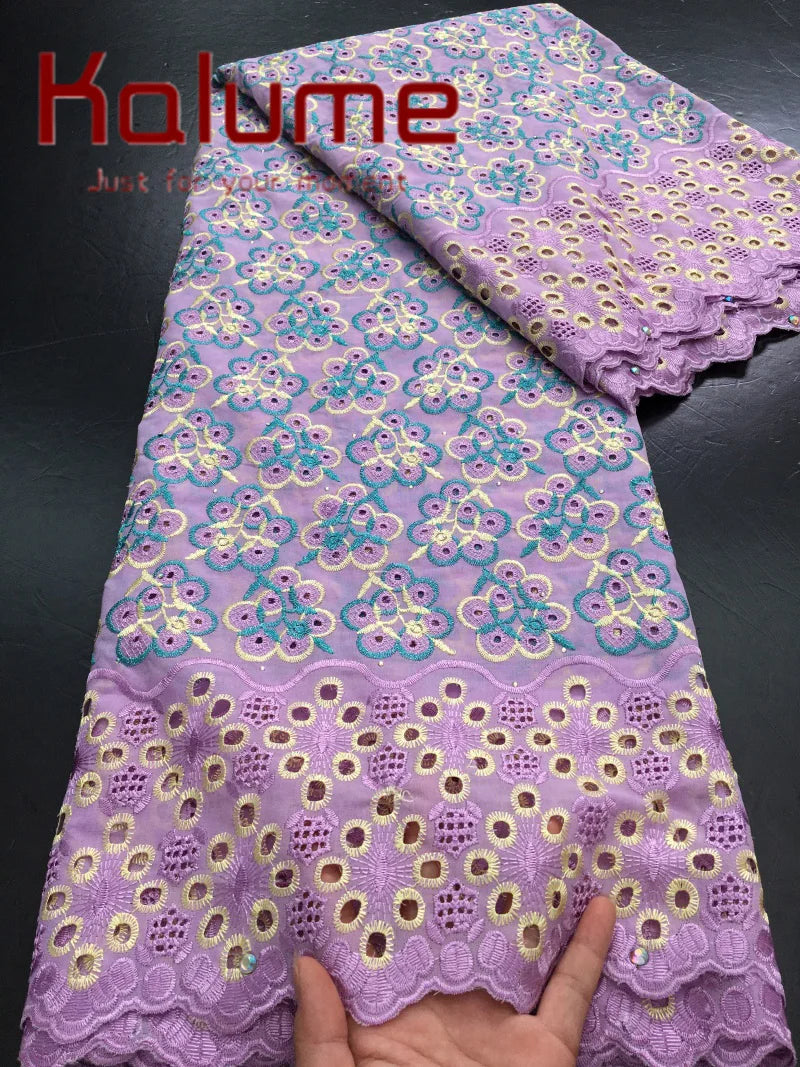 Kalume Lace 2025 African Cotton Lace Fabric
