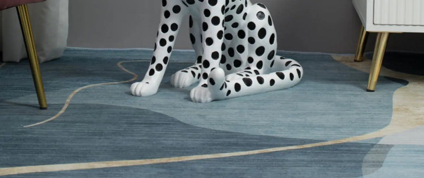 Creative Coffee Table Creative Leopard Shape Floor Ornaments