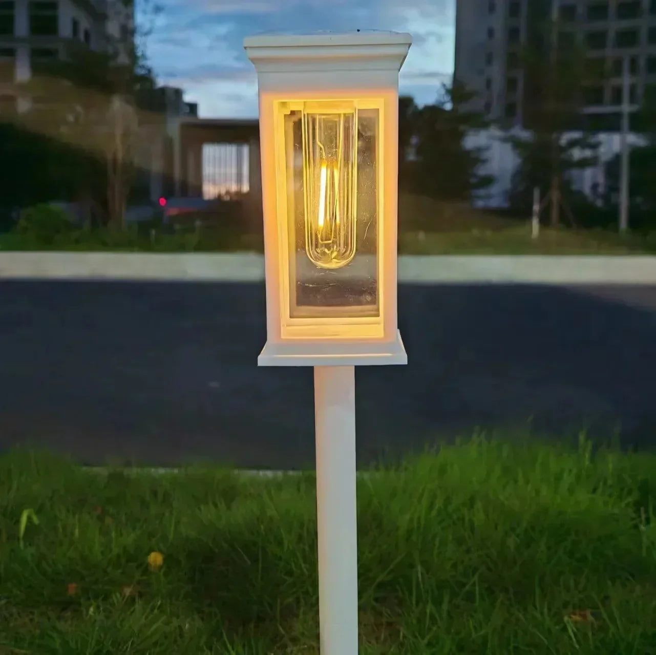 Waterproof LED Solar Lights for Garden Yard Driveway -  Outdoor Landscape Lighting Auto On/Off
