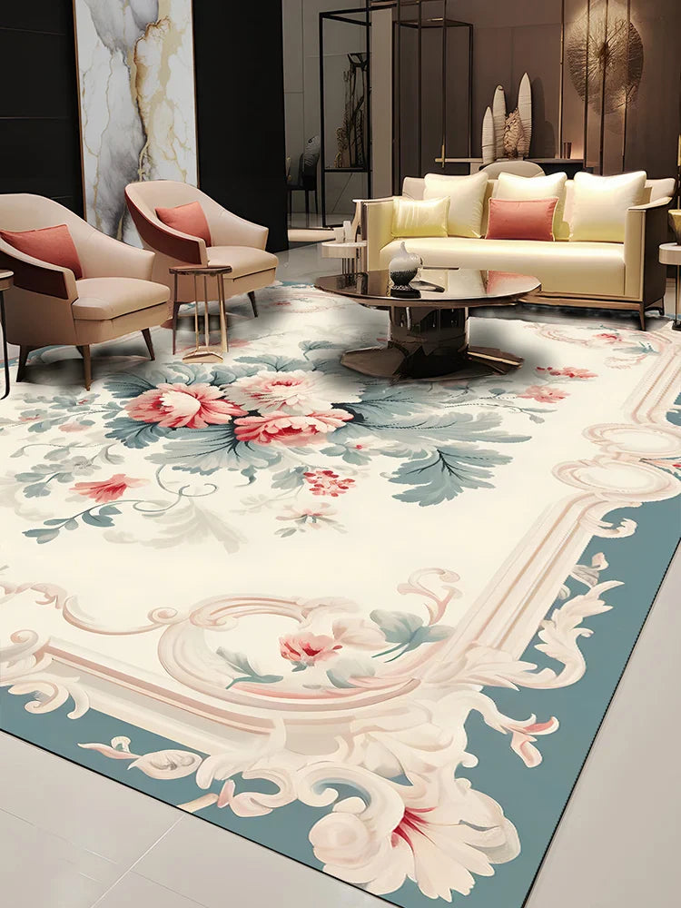 Pastoral Style Carpets for Living Room Bedroom Decor