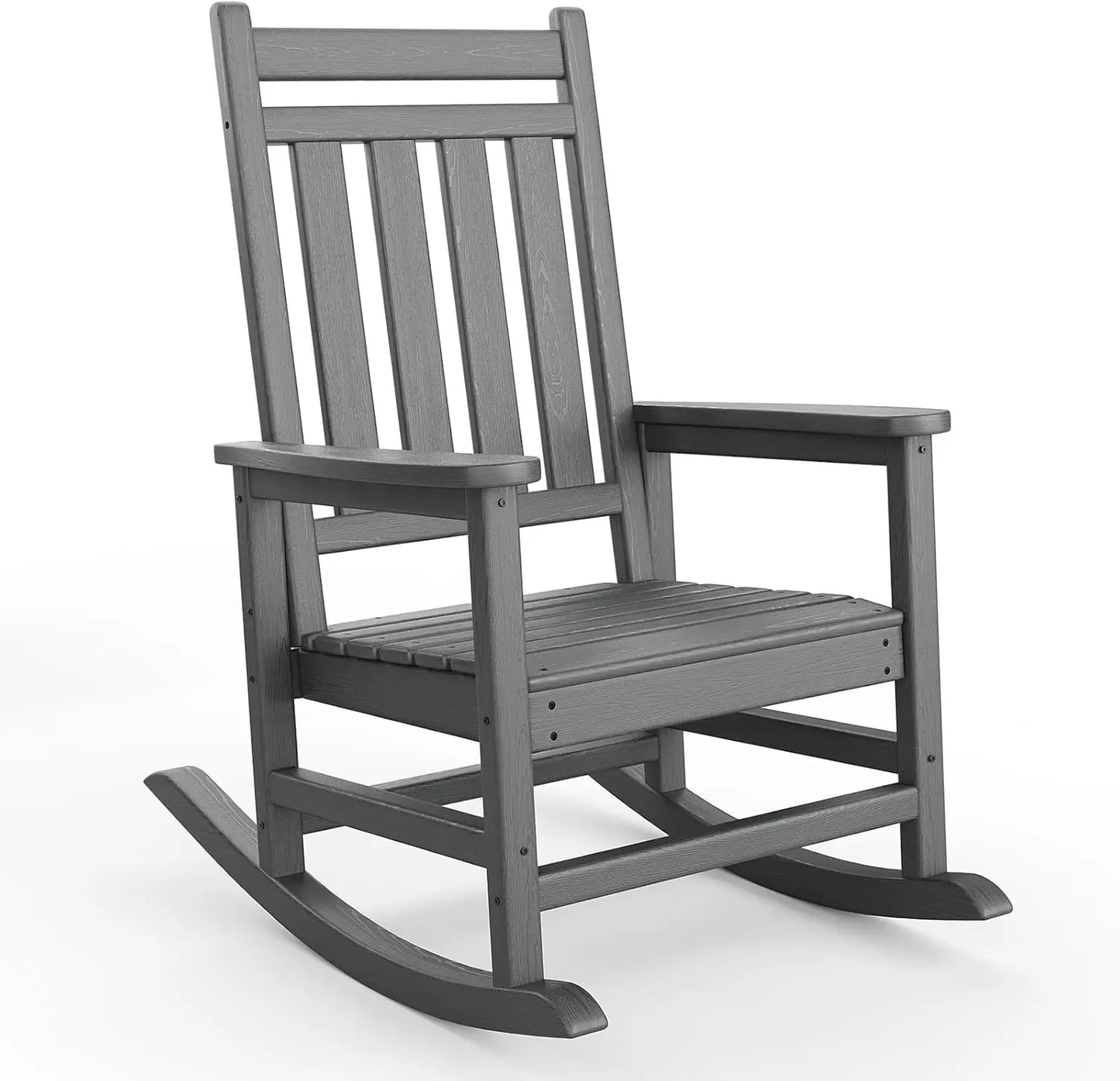 Outdoor Rocking Chair, All-Weather  Patio Rocking Chairs for Adults, 380lbs Weight Capacity, for Porch