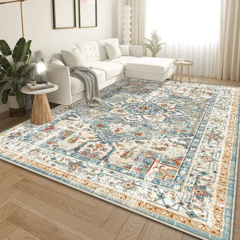 Retro Carpets for Living Room  Persian Design Rugs Large Size Non-slip Rug