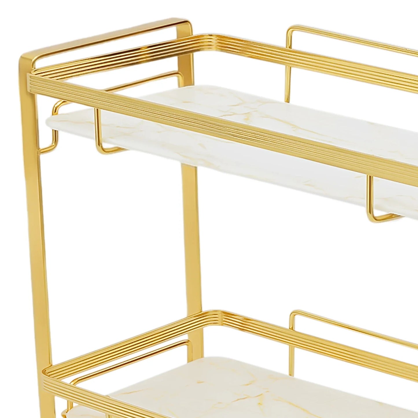 3 Tier Bathroom Countertop Organizer, with Small Storage Basket for Skincare Makeup