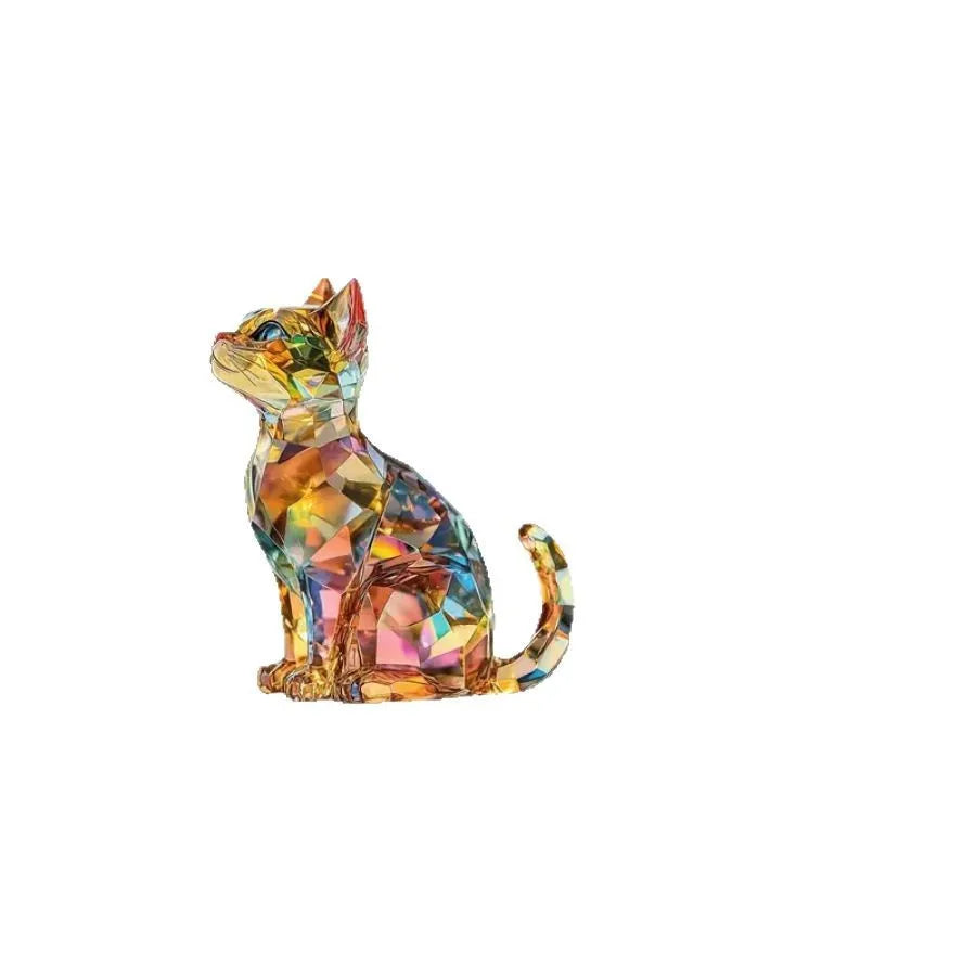 Elegant exotic cat table decoration sculptures,, classic decorations。