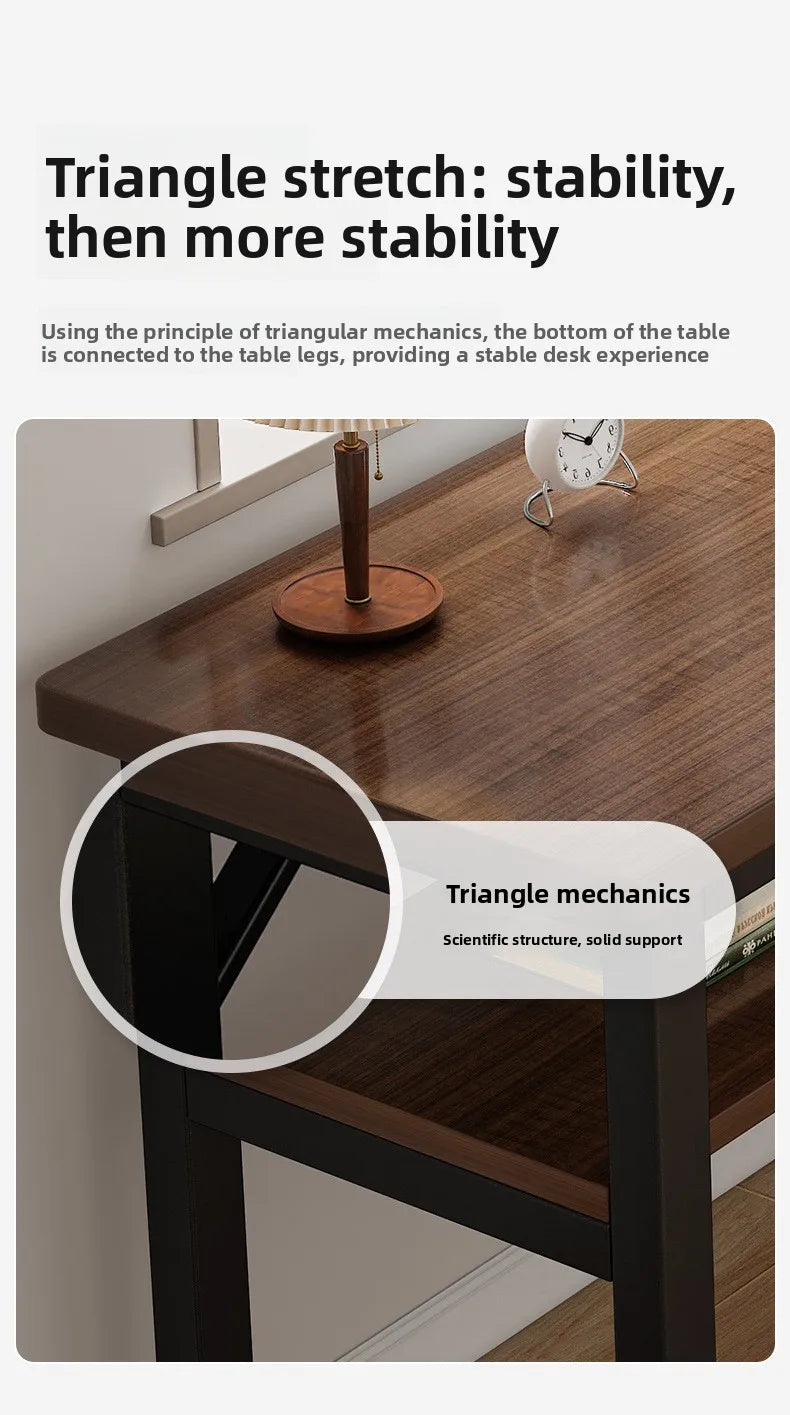 Modern Compact Dining Table Study Desk Narrow Space Saving Kitchen Table