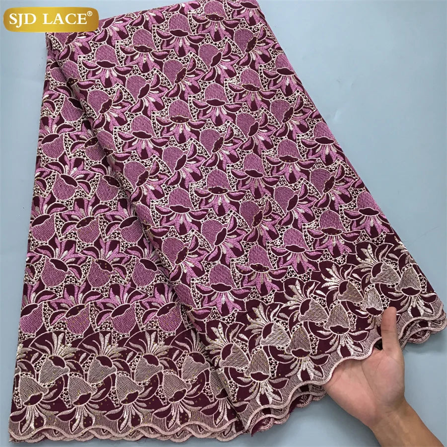 LACE African Nigerian Cotton Lace Fabrics