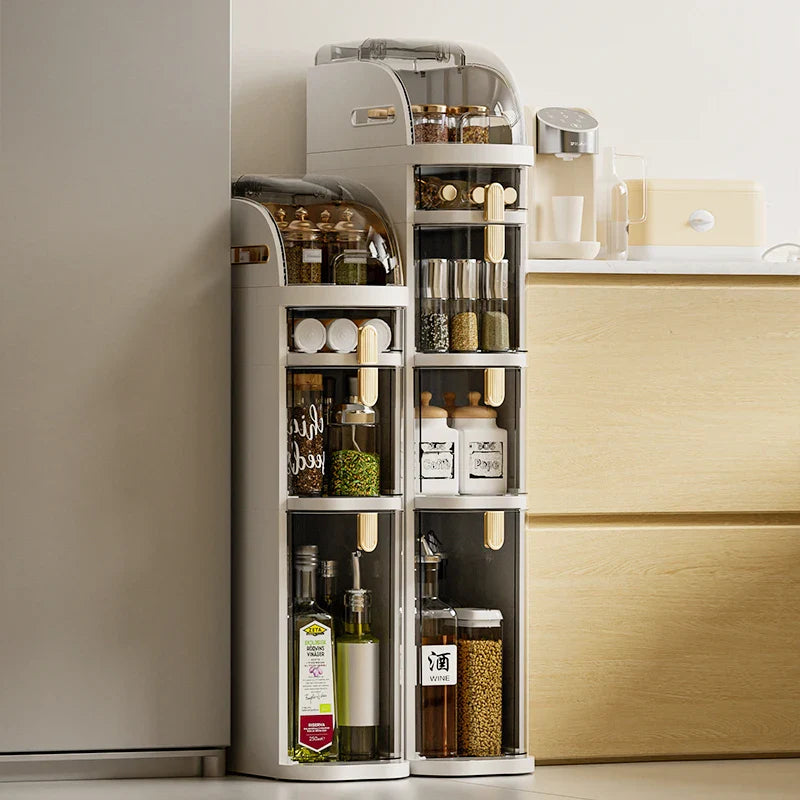 1 Piece Plastic 18Cm Narrow Size Gap Storage Cabinet