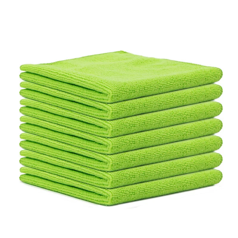 Microfiber Cleaning Cloth 12 Pack Cleaning Towels with 4 Color Assorted 11.5"X11.5"