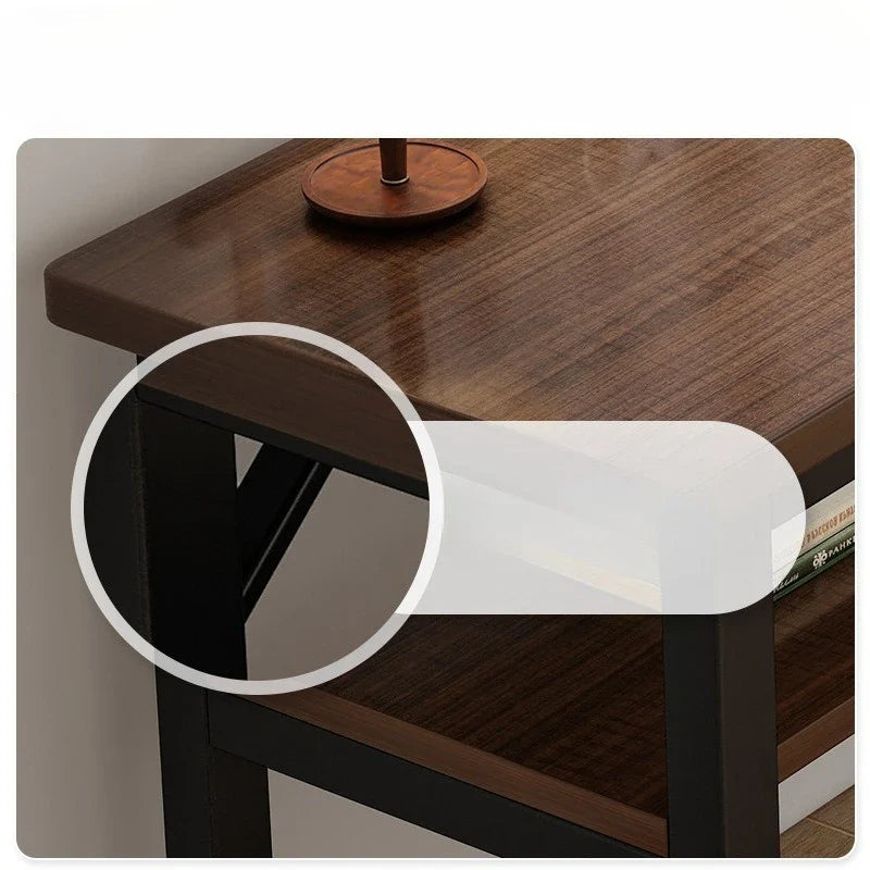Modern Compact Dining Table Study Desk Narrow Space Saving Kitchen Table