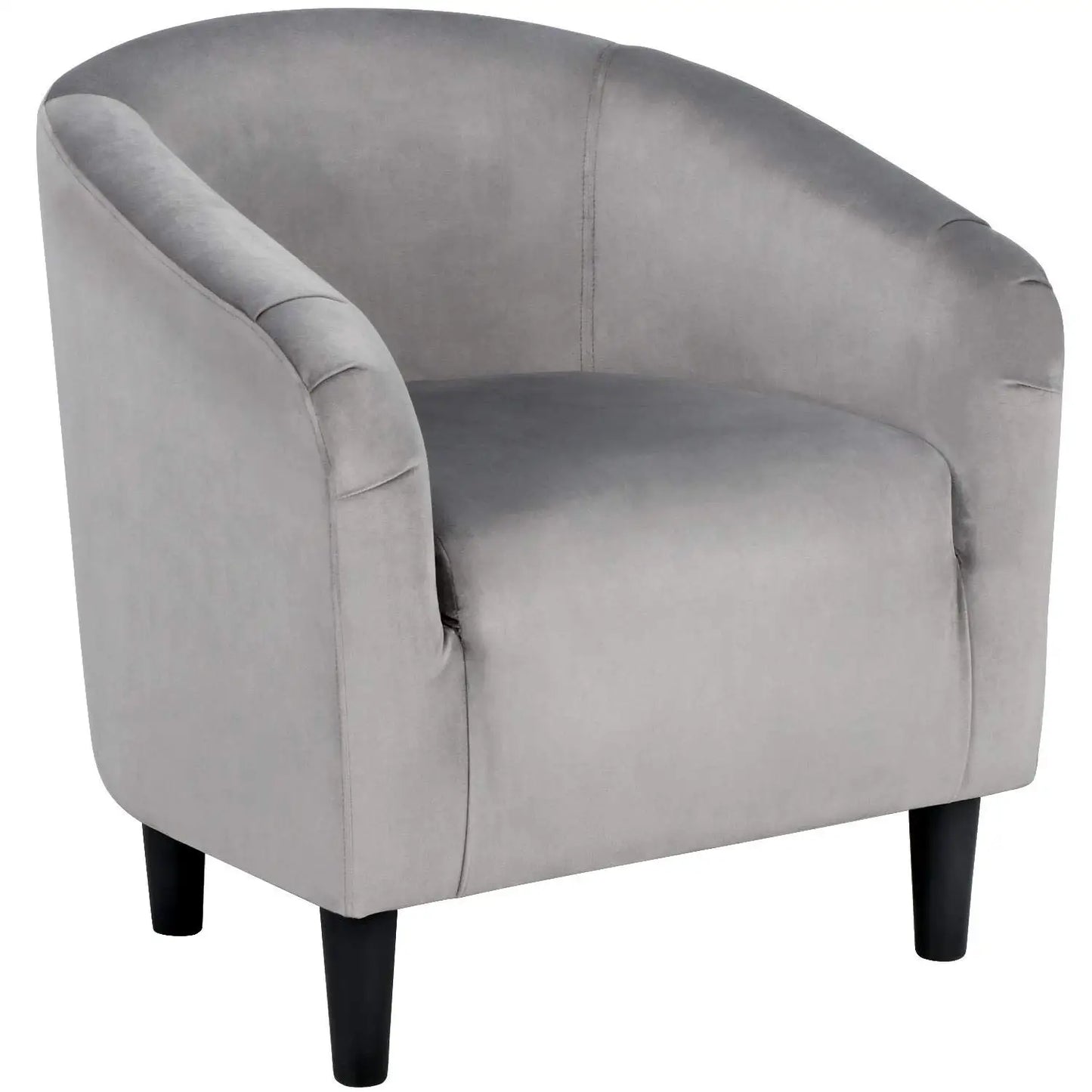Barrel Chair, Modern Accent Chair Comfy Velvet Chair  for Living Room Bedroom Office,