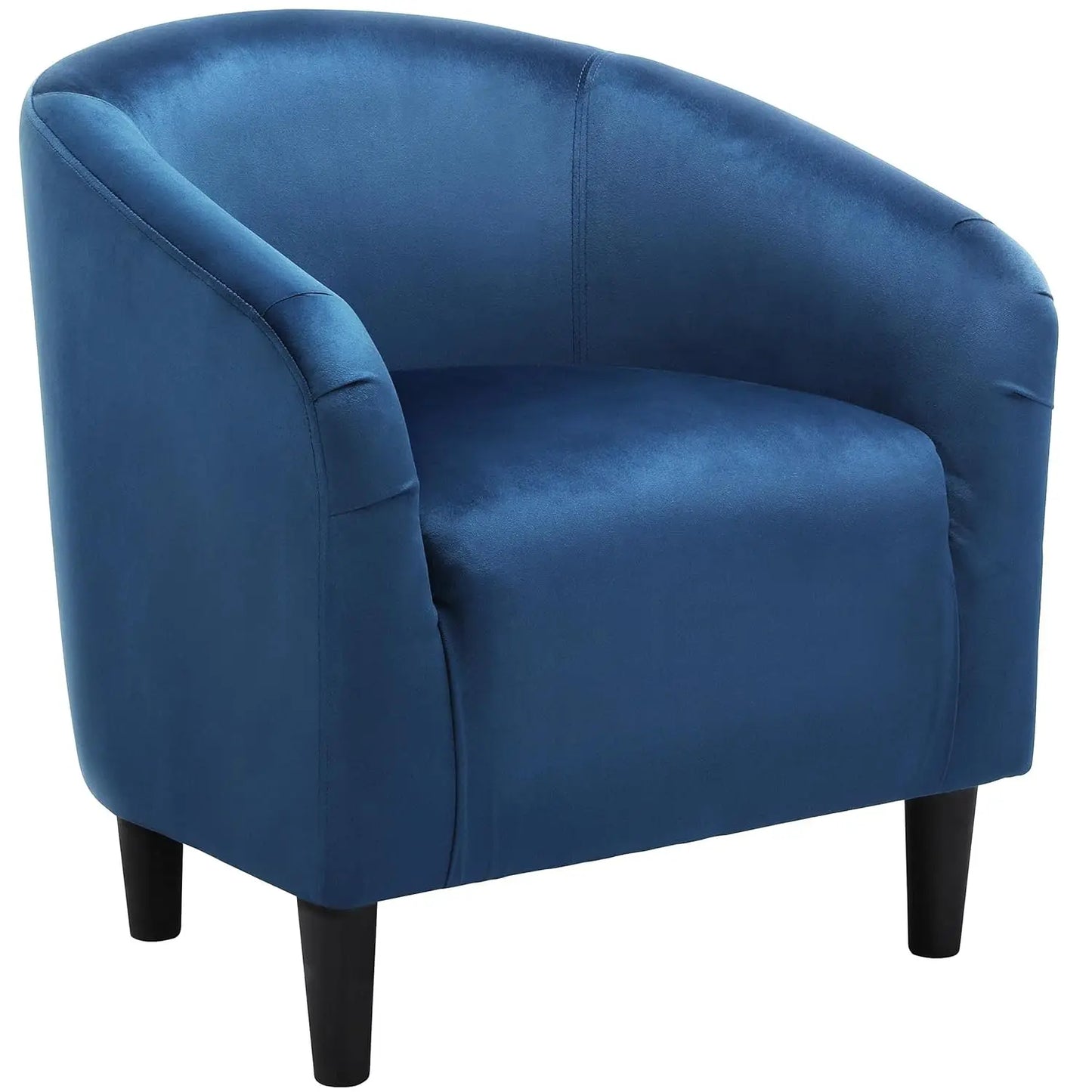 Barrel Chair, Modern Accent Chair Comfy Velvet Chair  for Living Room Bedroom Office,
