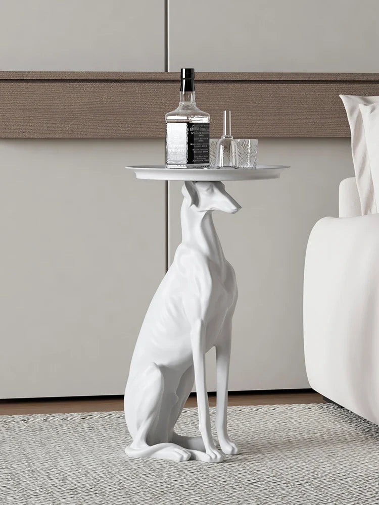 Dog Statue Sculpture, Coffee Table, Living Room Decoration,