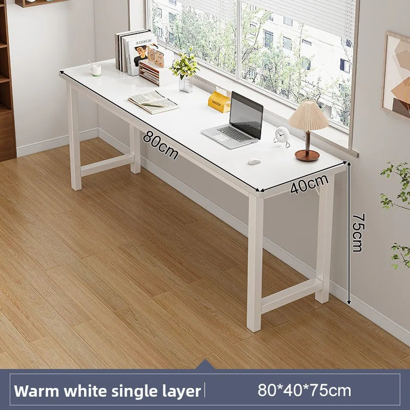 Modern Compact Dining Table Study Desk Narrow Space Saving Kitchen Table