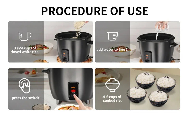 1.8L Household Rice Cooker Multifunctional Mini Small Rice Cooker  Stainless Steel