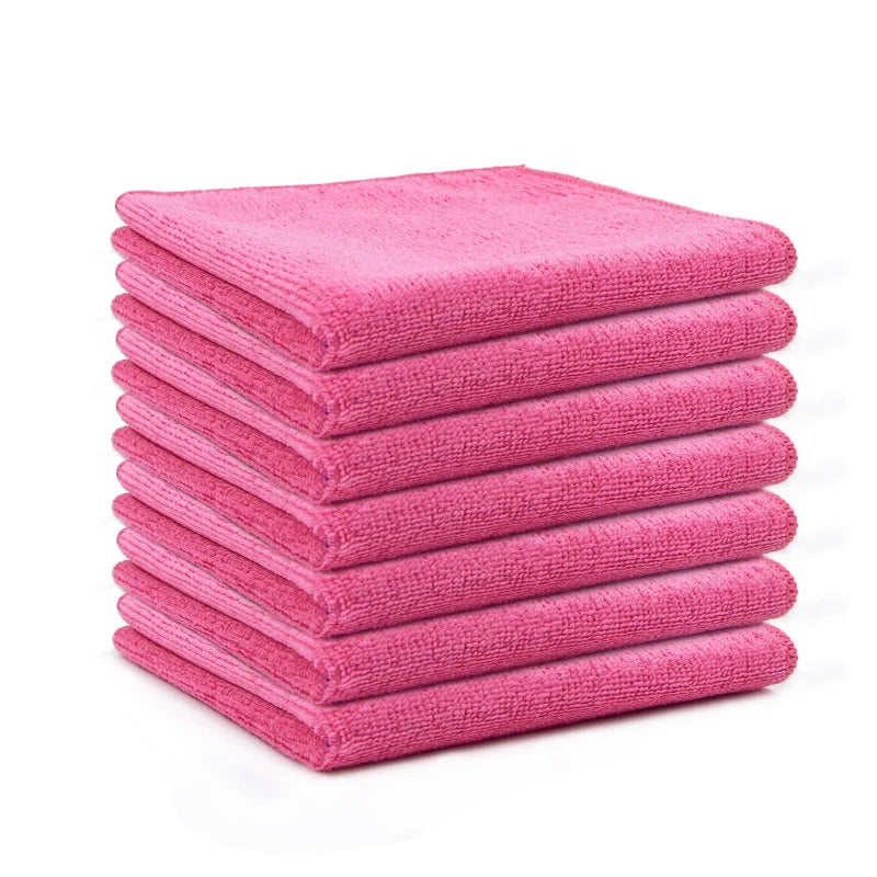 Microfiber Cleaning Cloth 12 Pack Cleaning Towels with 4 Color Assorted 11.5"X11.5"