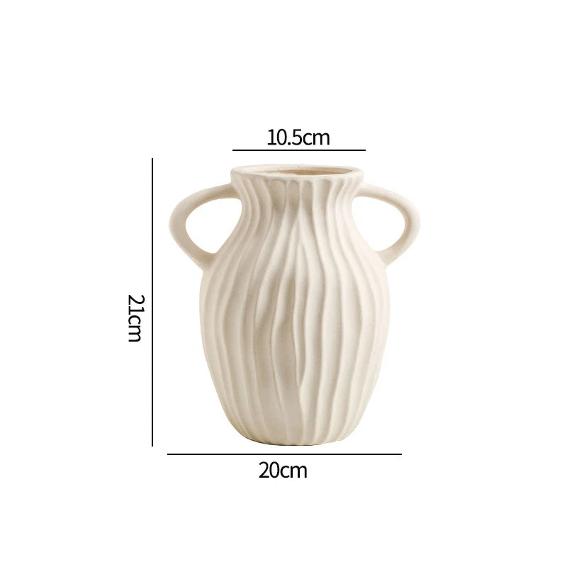 Ceramics Nordic Vase Flower Vase Bedroom Kitchen Tabletop
