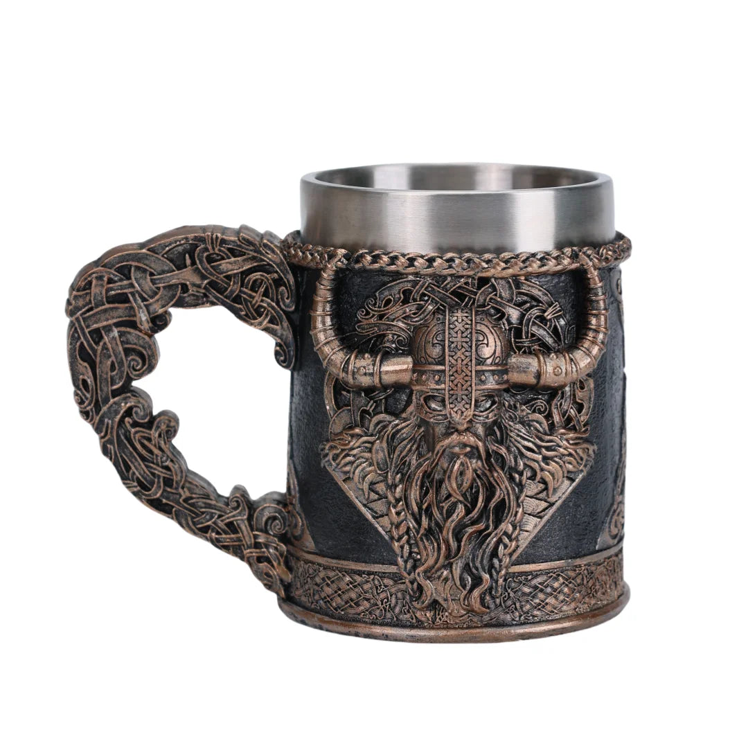 Valhalla Viking Stainless Steel Nordic Tankard