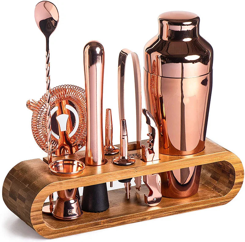 Cocktail Bar set Mixology Bartender Kit: 10-Piece Bar Tool Set