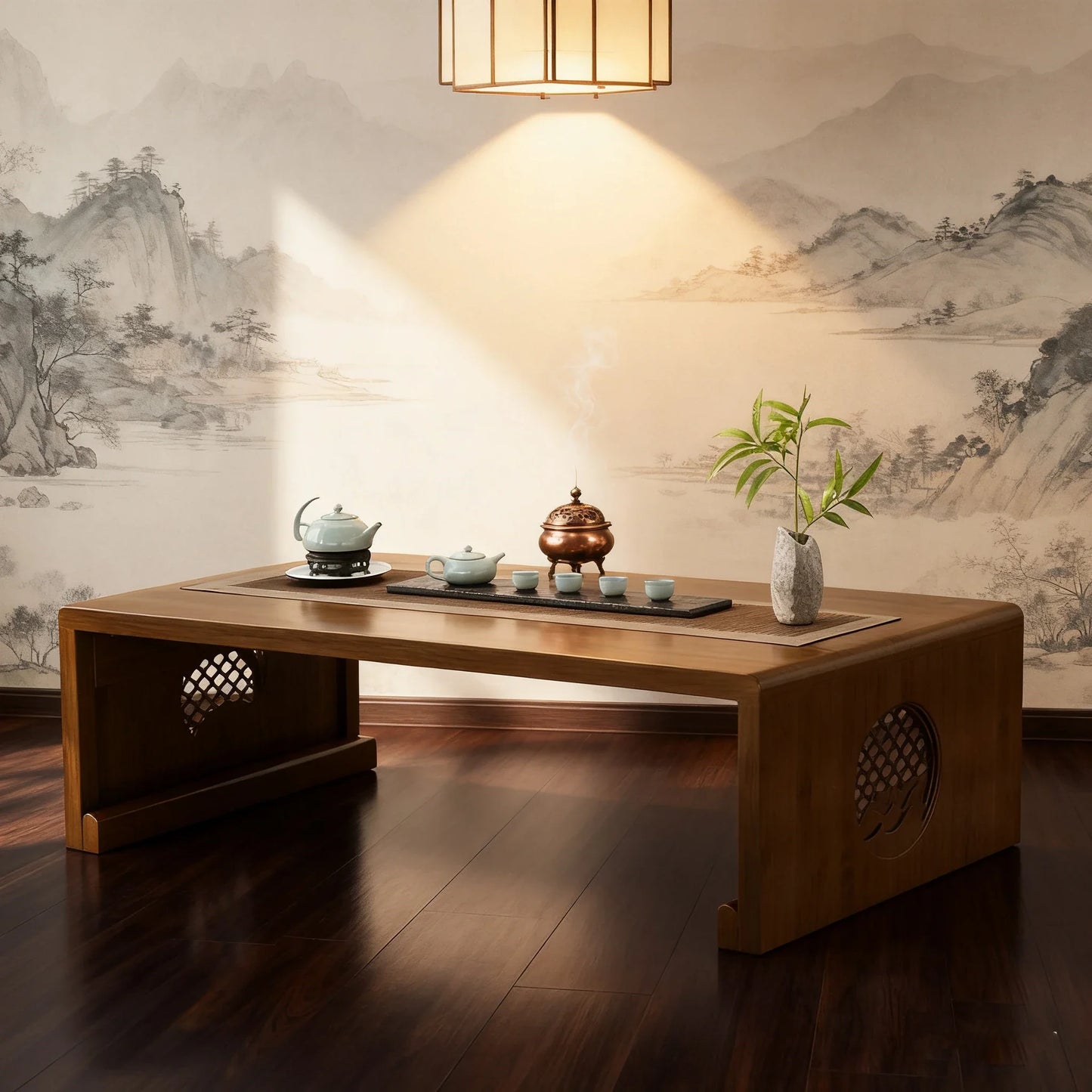 Foldable coffee table, Japanese-style low table