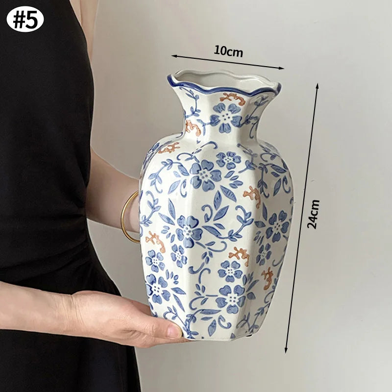 Ceramics Nordic Vase Flower Vase Bedroom Kitchen Tabletop