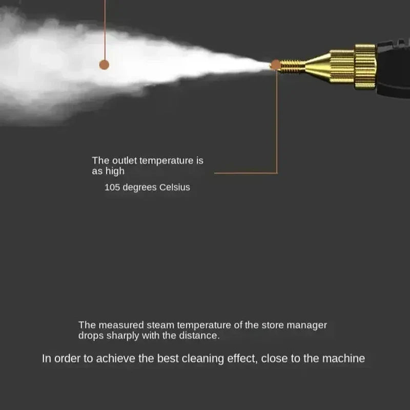 2500W Portable Steam Cleaner High Temperature  Pressure Jet  Machine