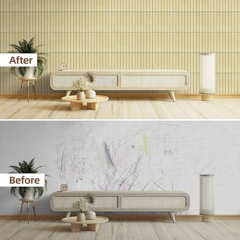 Faux Wood Grain  for Home Decor Peel and Stick Wall Panels