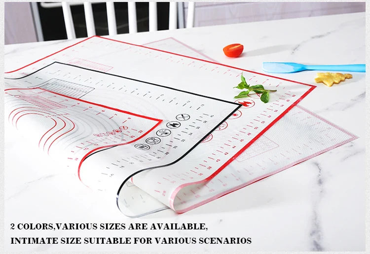 UNTIOR 1PCS Silicone Baking Mat Kneading Pad Dough Mat