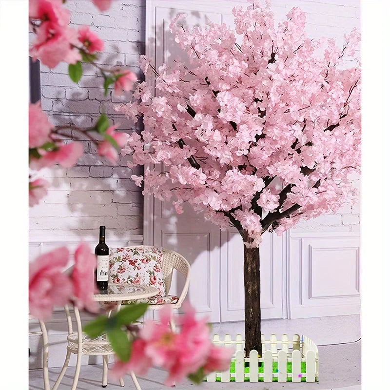 Artificial Cherry Trees Natural Cherry Blossom Pink Tree Outdoor