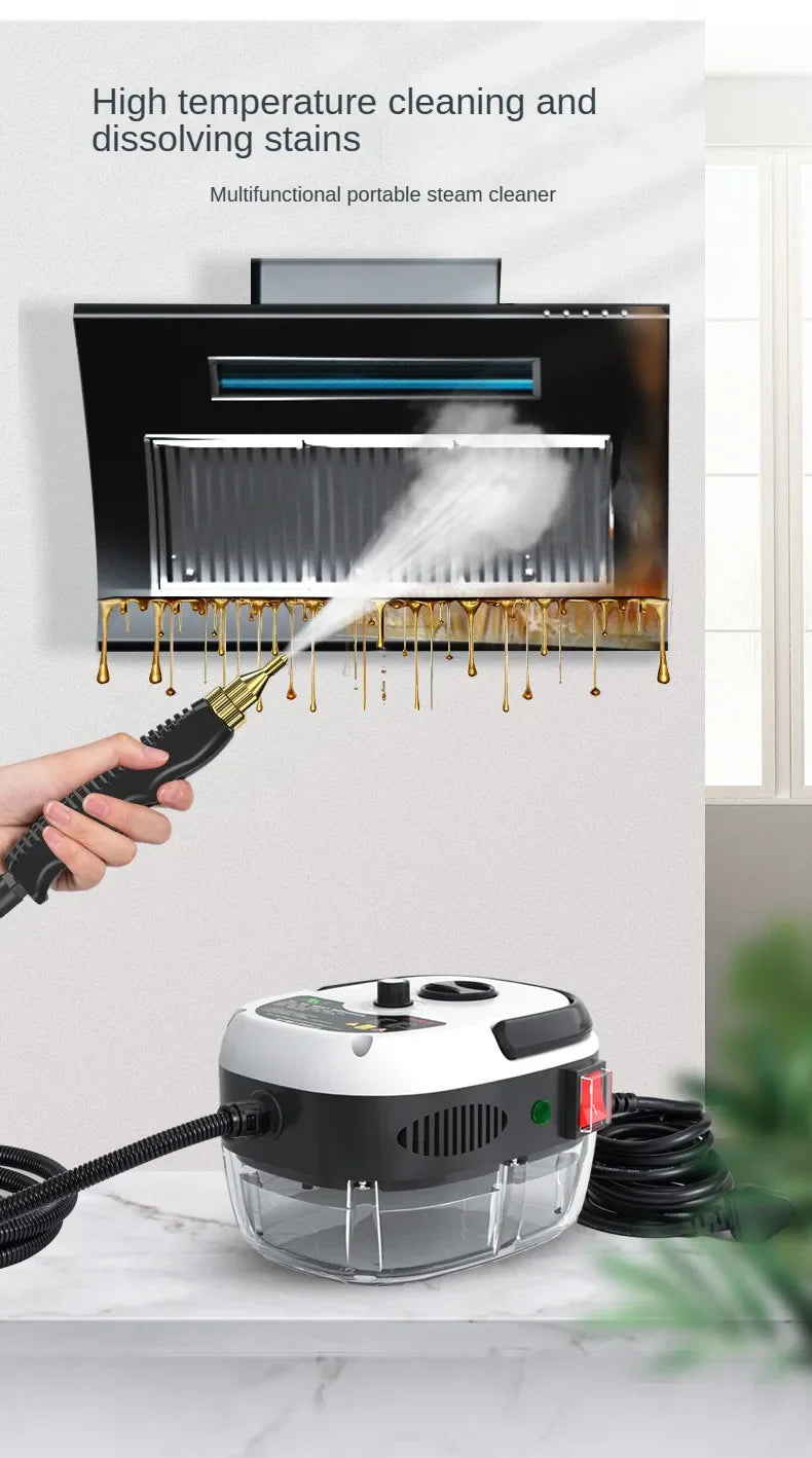 2500W Portable Steam Cleaner High Temperature  Pressure Jet  Machine