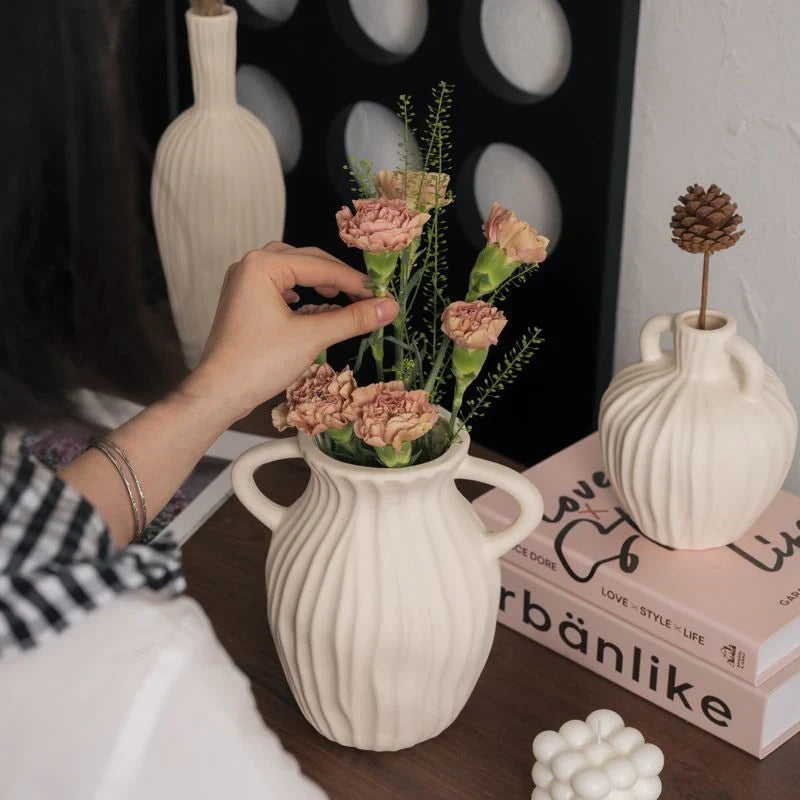 Ceramics Nordic Vase Flower Vase Bedroom Kitchen Tabletop