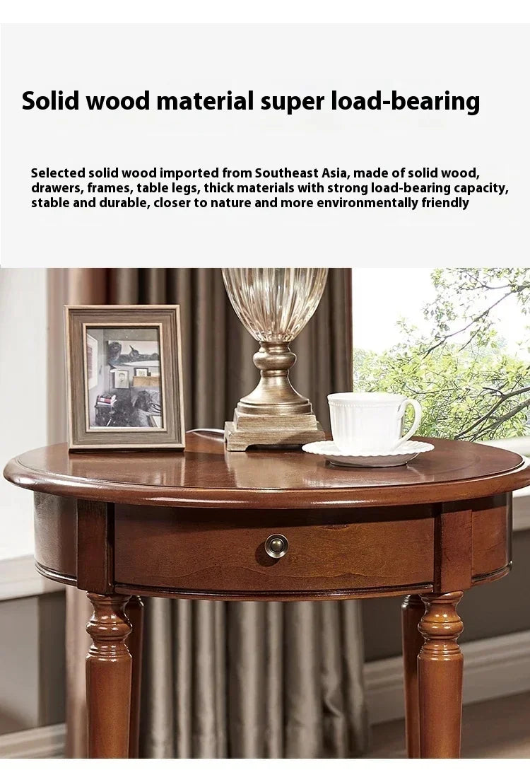 Elegant Center  Wooden Furniture Living Room Corner Sofa Side Coffee