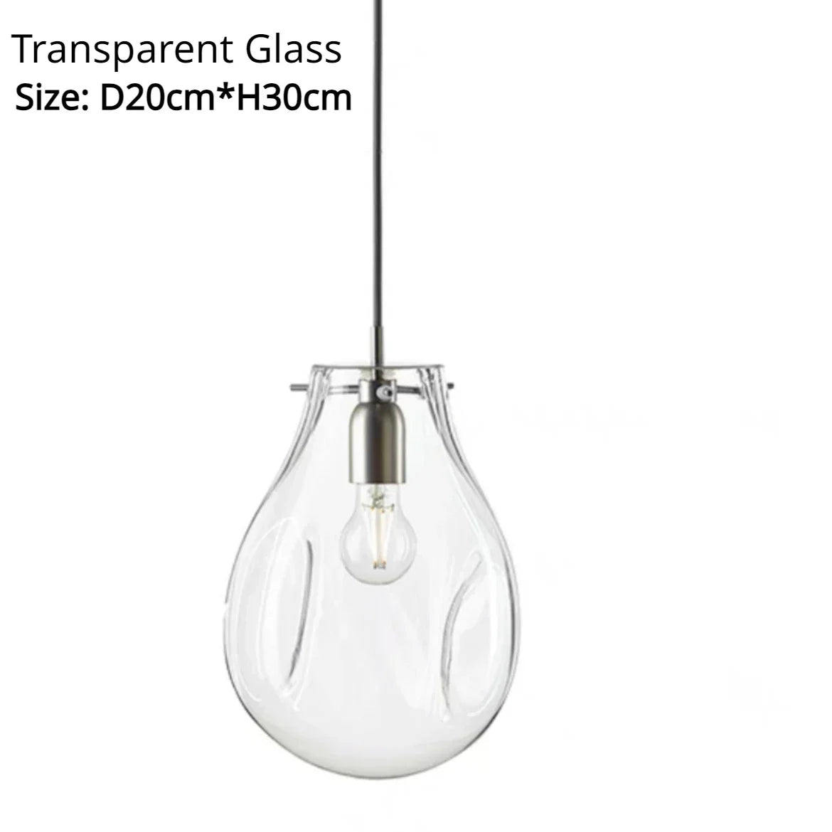 Modern Creative Colorful Glass Chandelier Contemporary Irregular Shape