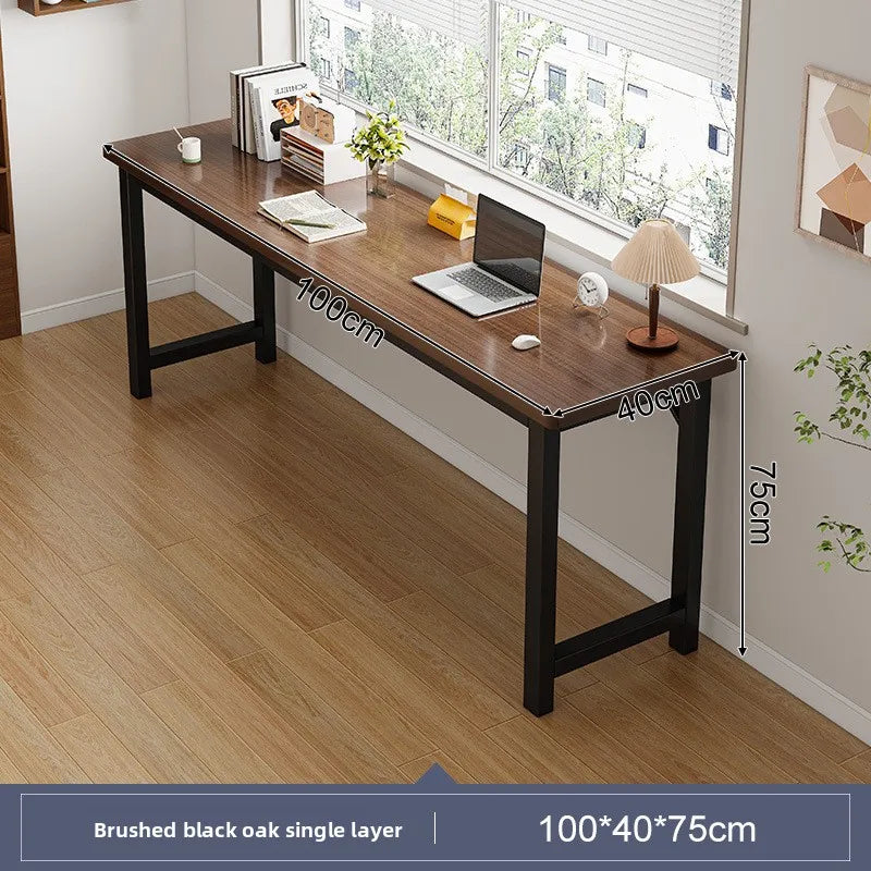 Modern Compact Dining Table Study Desk Narrow Space Saving Kitchen Table