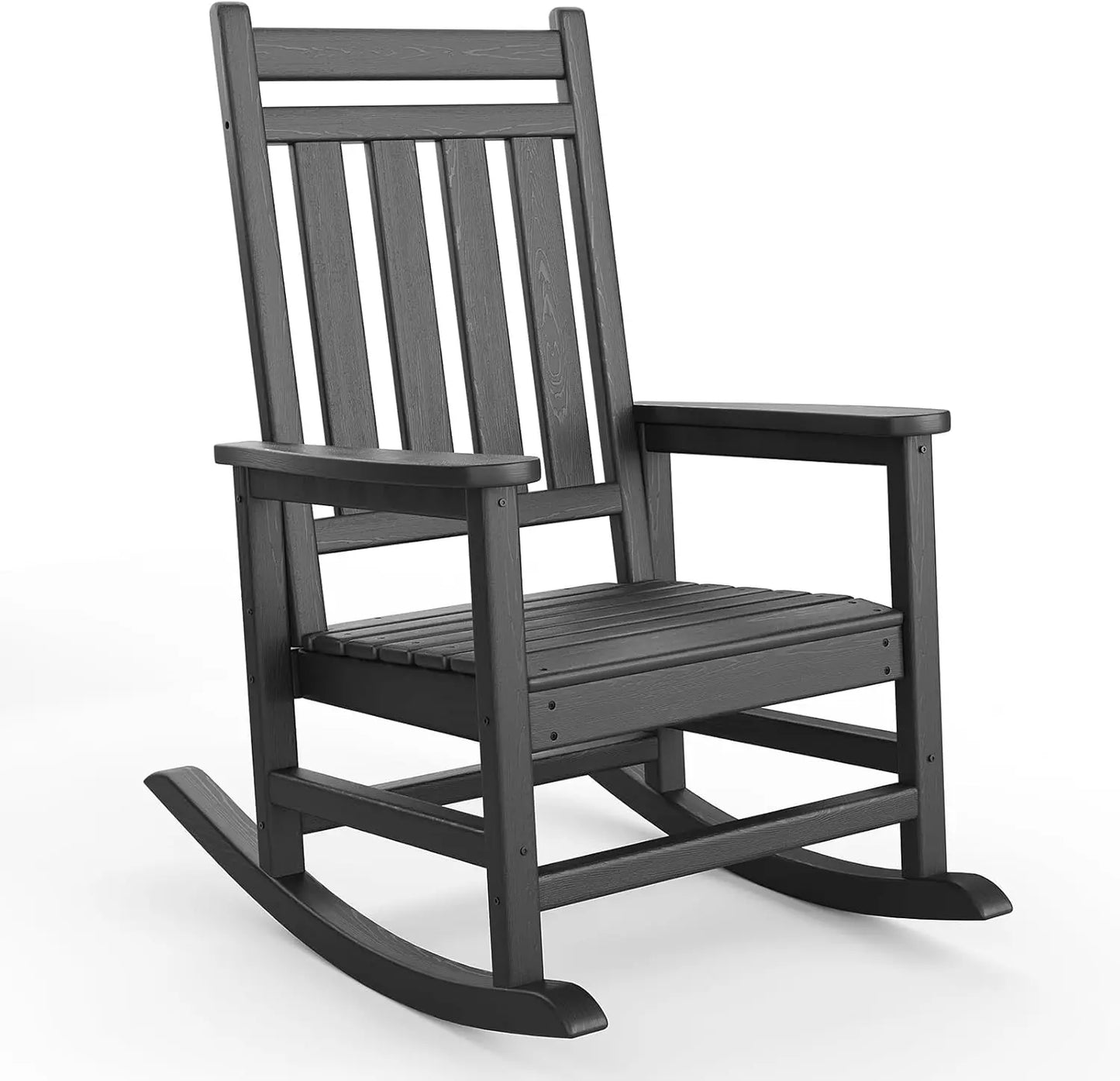 Outdoor Rocking Chair, All-Weather  Patio Rocking Chairs for Adults, 380lbs Weight Capacity, for Porch