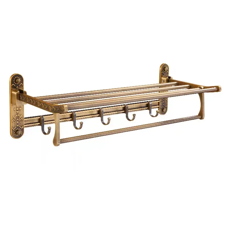 Tuqiu Antique Bathroom Hardware Towel Rack,Paper holder Toilet Brush Holder,hooks