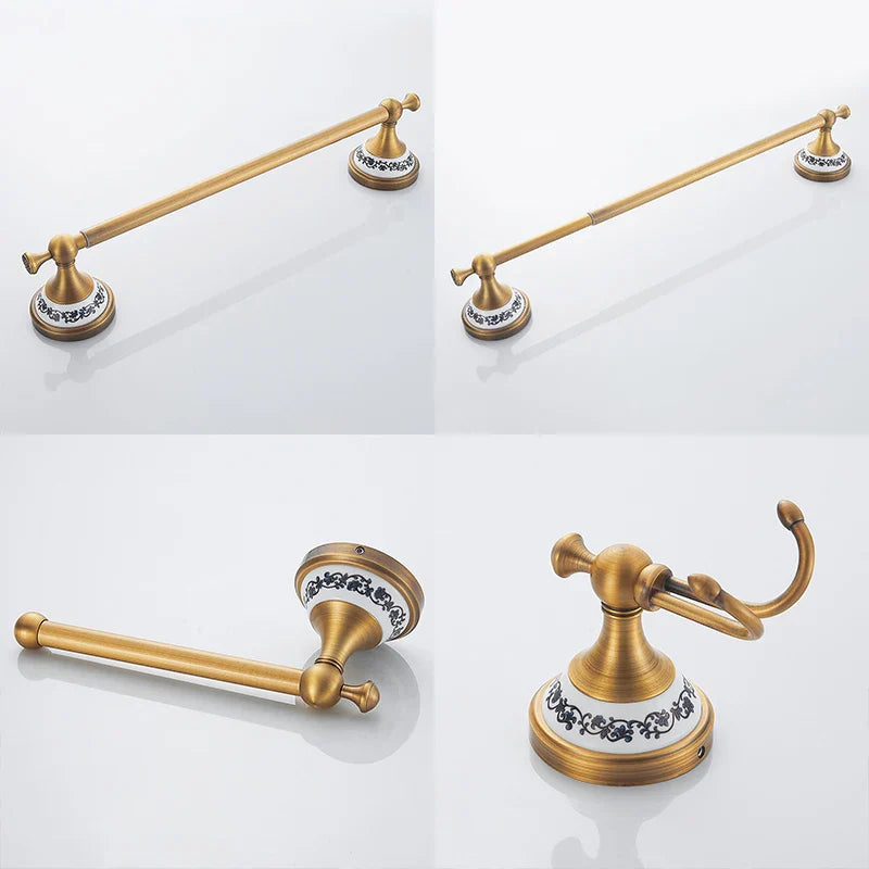 Antique Bronze Bathroom Hardware Set