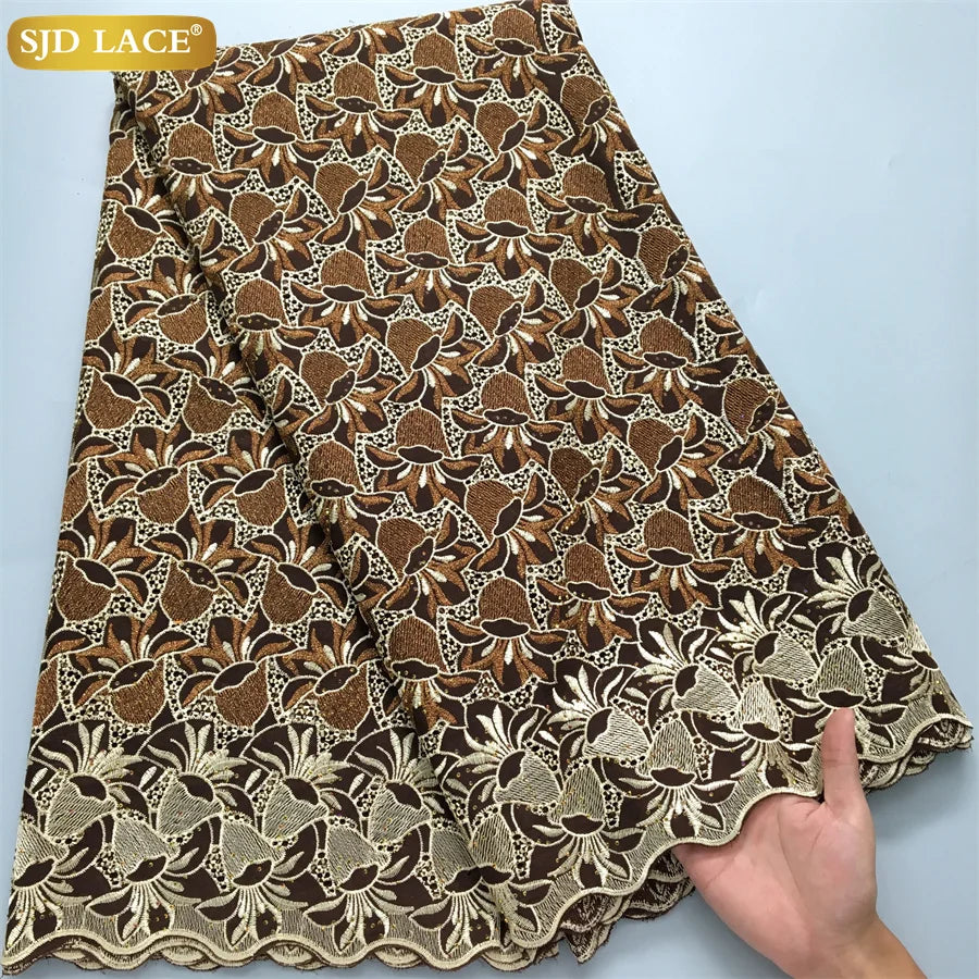 LACE African Nigerian Cotton Lace Fabrics