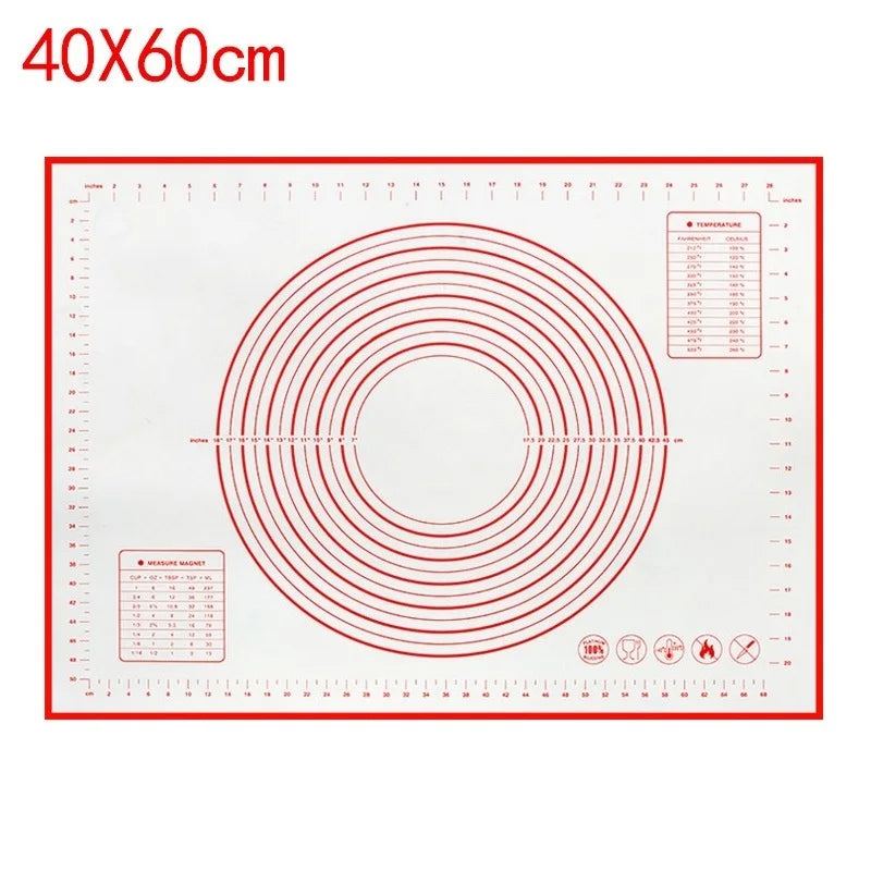 UNTIOR 1PCS Silicone Baking Mat Kneading Pad Dough Mat