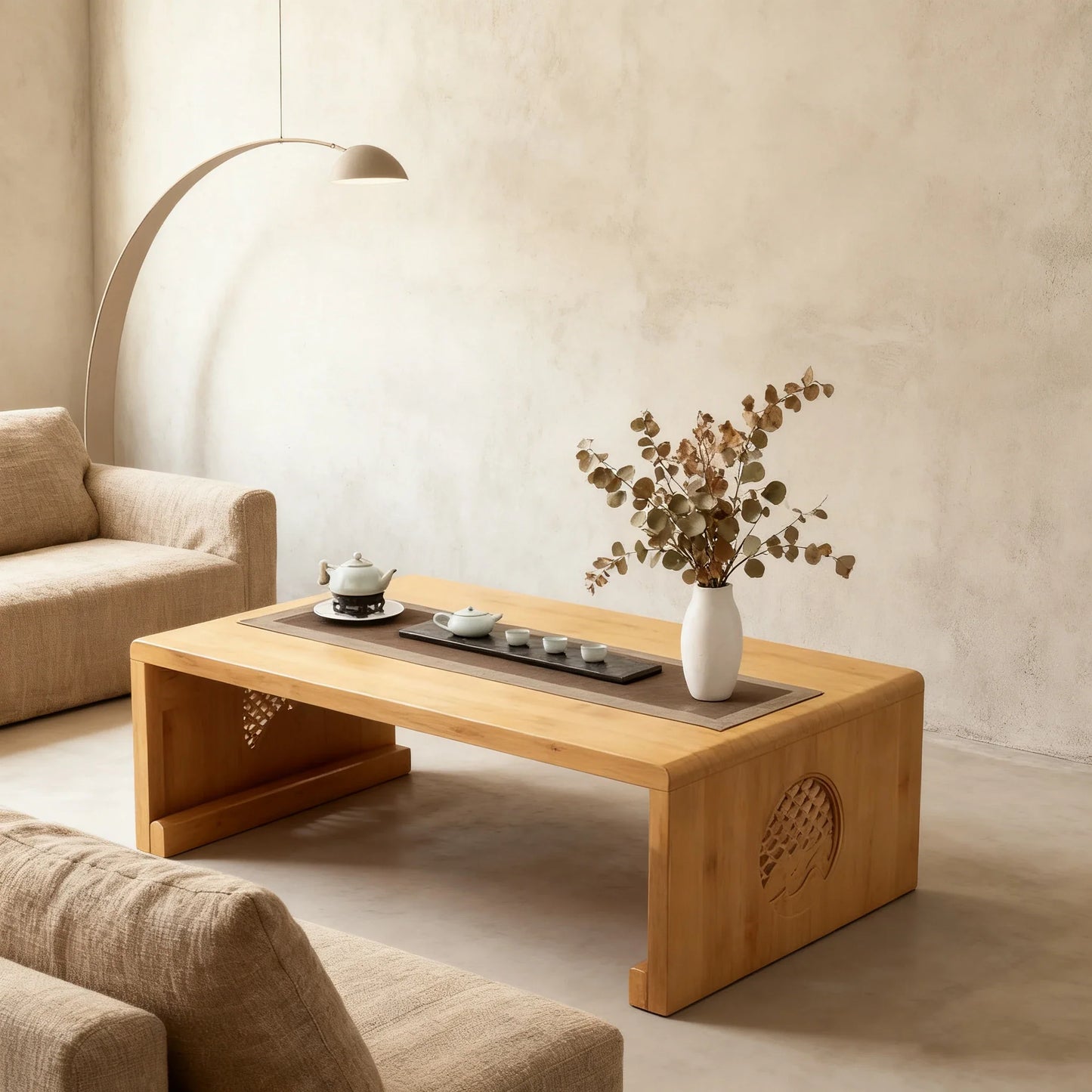 Foldable coffee table, Japanese-style low table