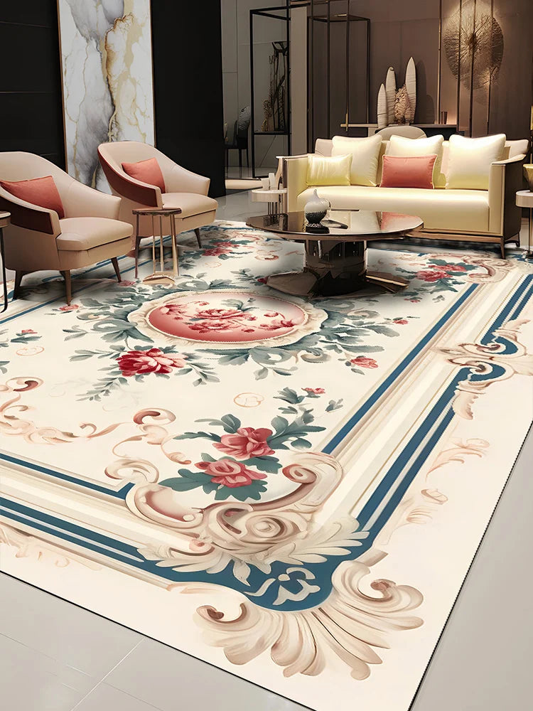 Pastoral Style Carpets for Living Room Bedroom Decor