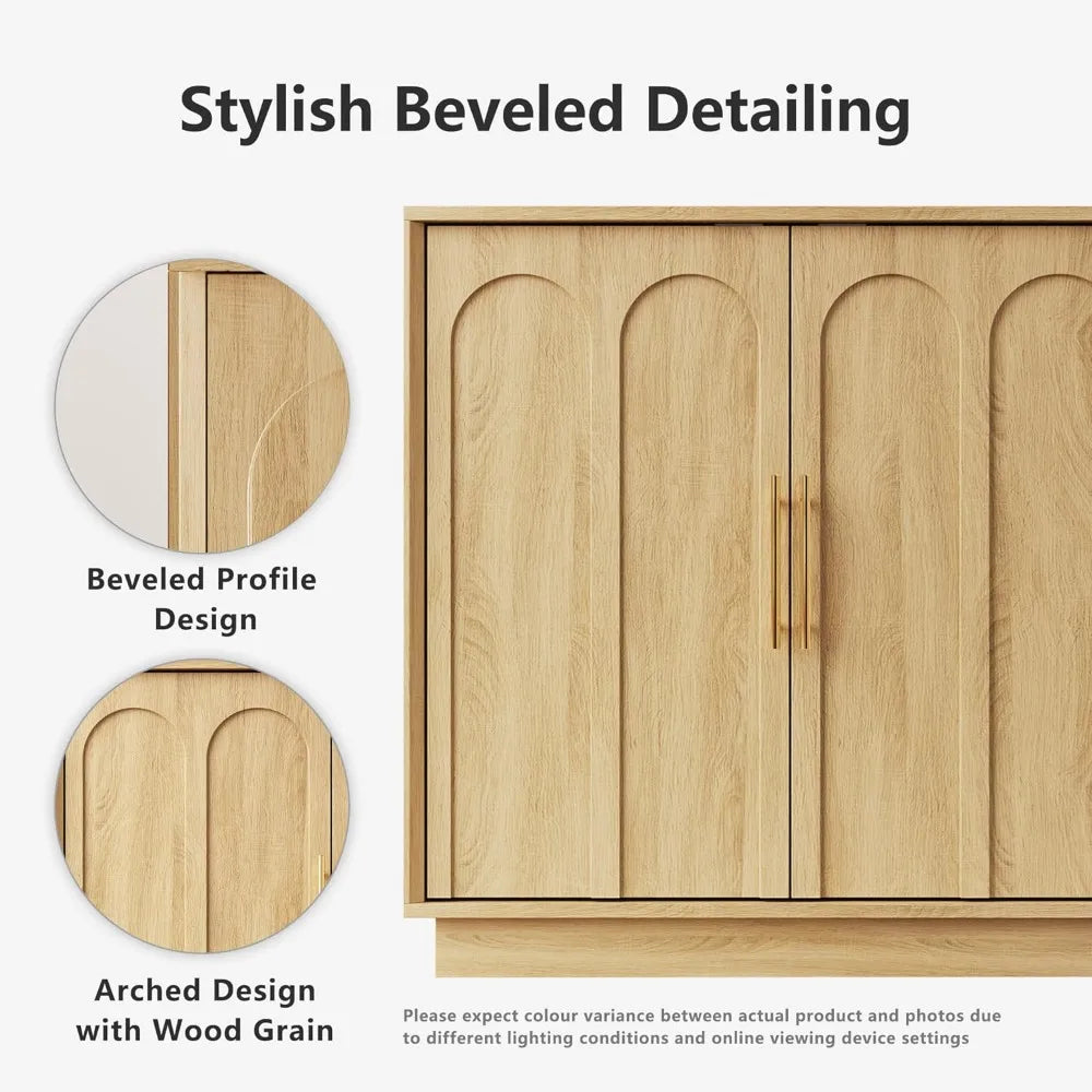 Sideboard Buffet Cabinet with Storage Modern Accent Cabinet