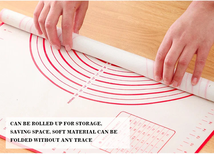 UNTIOR 1PCS Silicone Baking Mat Kneading Pad Dough Mat