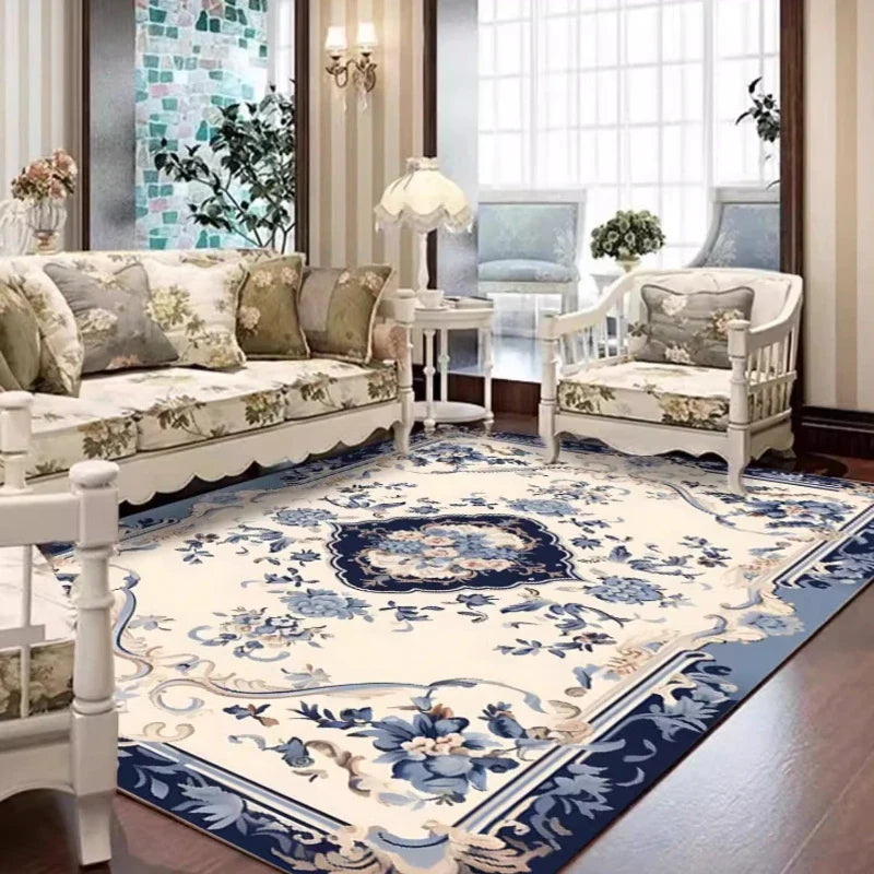 Pastoral Style Carpets for Living Room Bedroom Decor