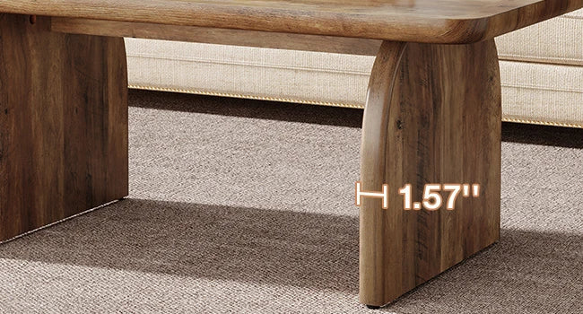 Rectangle Coffee Table,, Farmhouse Accent Center Low Cocktail